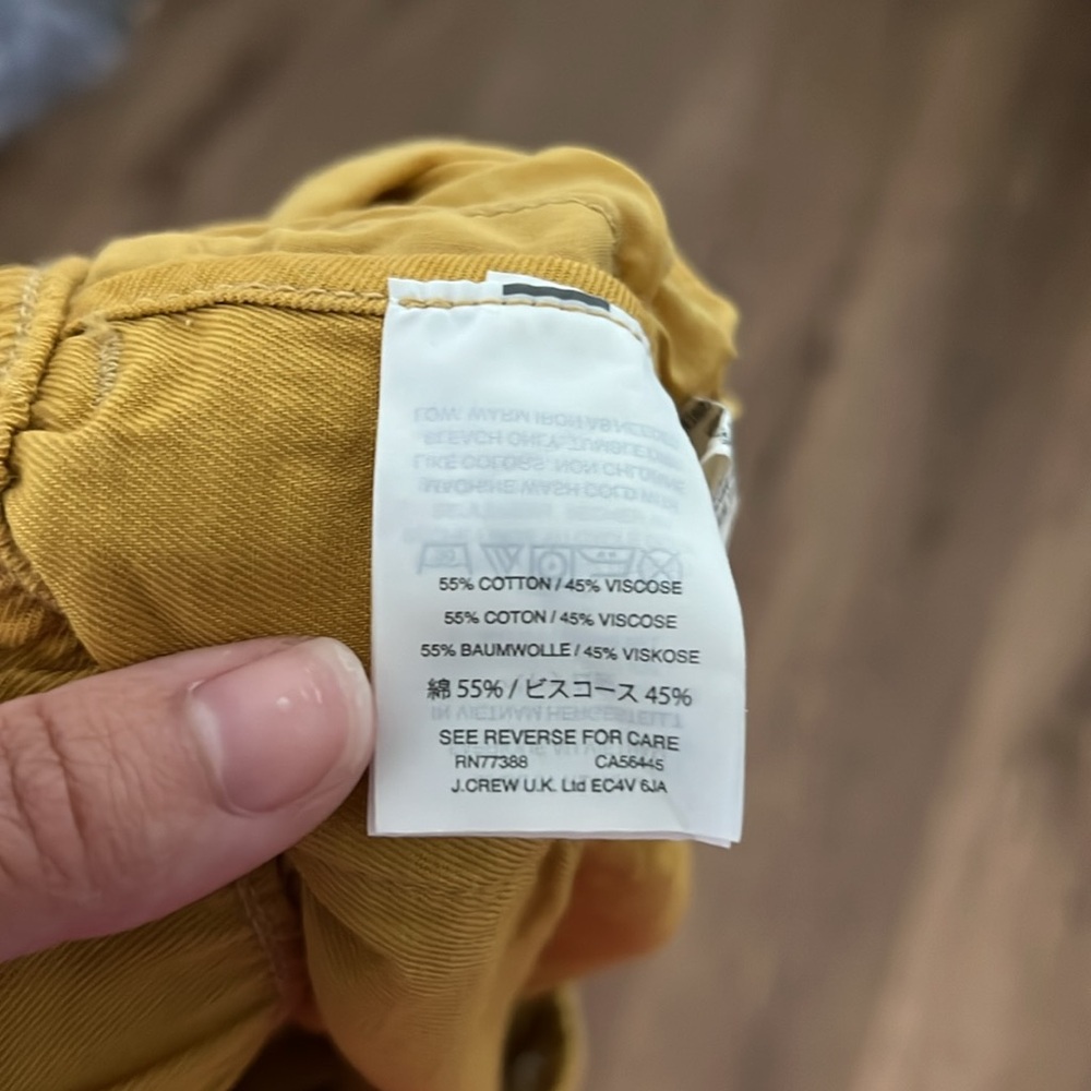 Madewell Honey Mustard Yellow Elastic Shorts - Picture 5 of 5